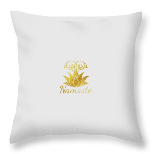 Namaste - Throw Pillow